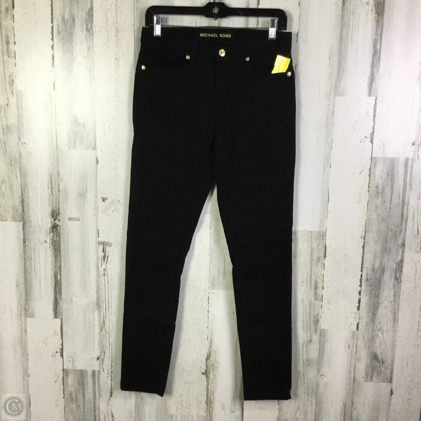 Jeans Skinny By Michael By Michael Kors In Black, Size: 6