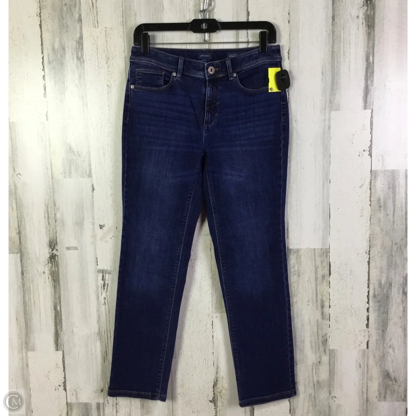 Jeans Straight By J. Jill In Blue Denim, Size: 4p