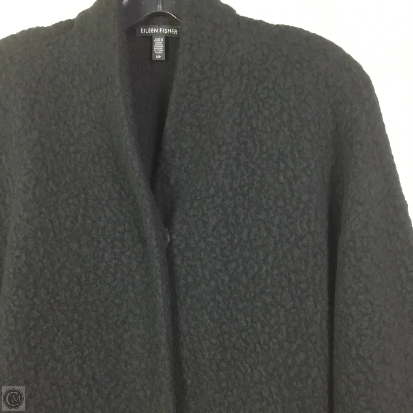 Sweater Cardigan By Eileen Fisher In Black, Size: S