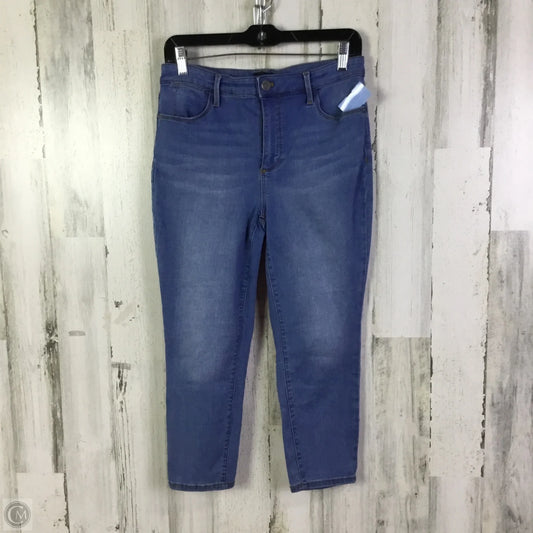 Jeans Skinny By Talbots In Blue Denim, Size: 6p