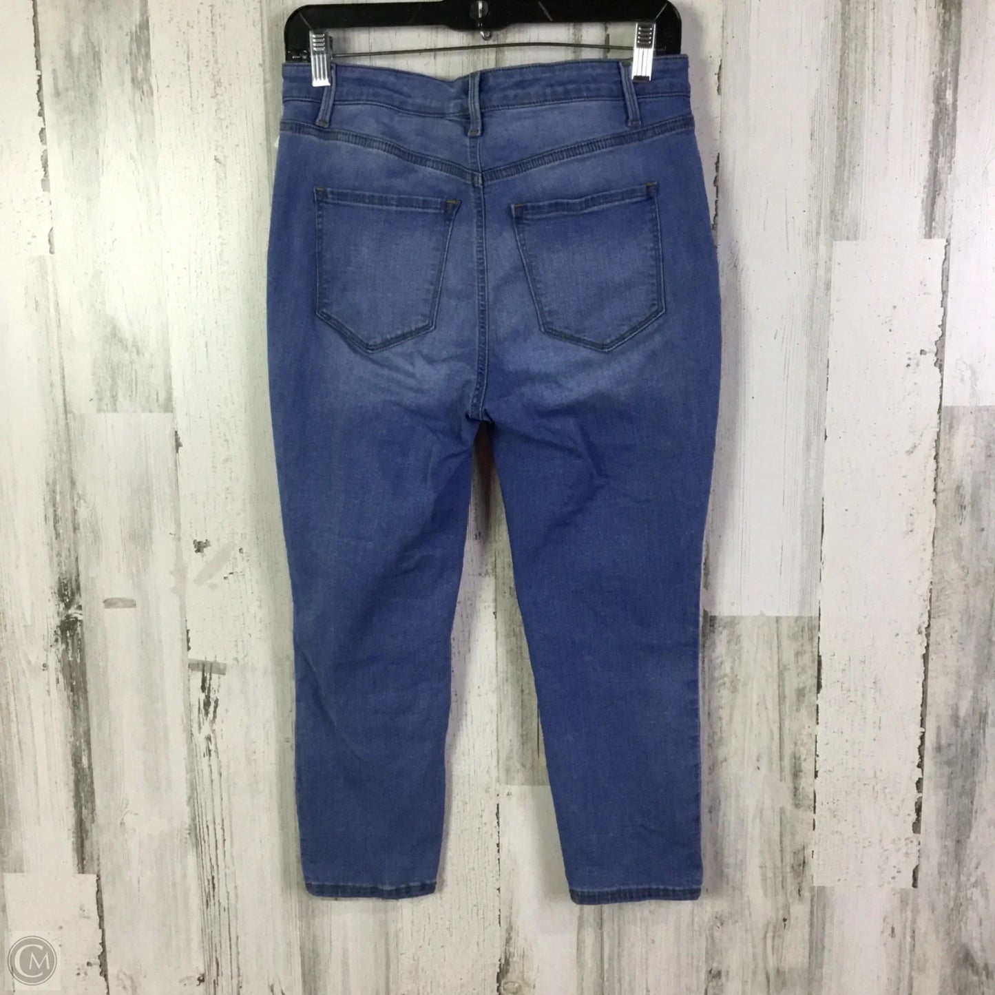 Jeans Skinny By Talbots In Blue Denim, Size: 6p