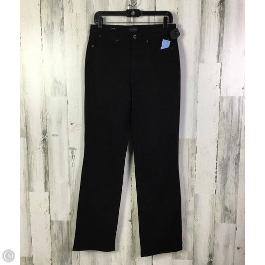 Jeans Boot Cut By Talbots In Black Denim, Size: 6