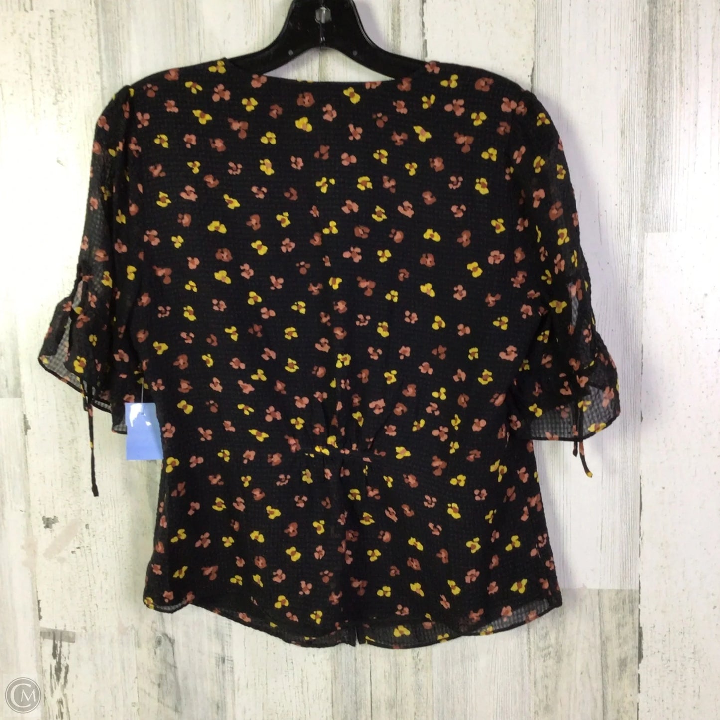 Top Short Sleeve By Madewell In Black, Size: S
