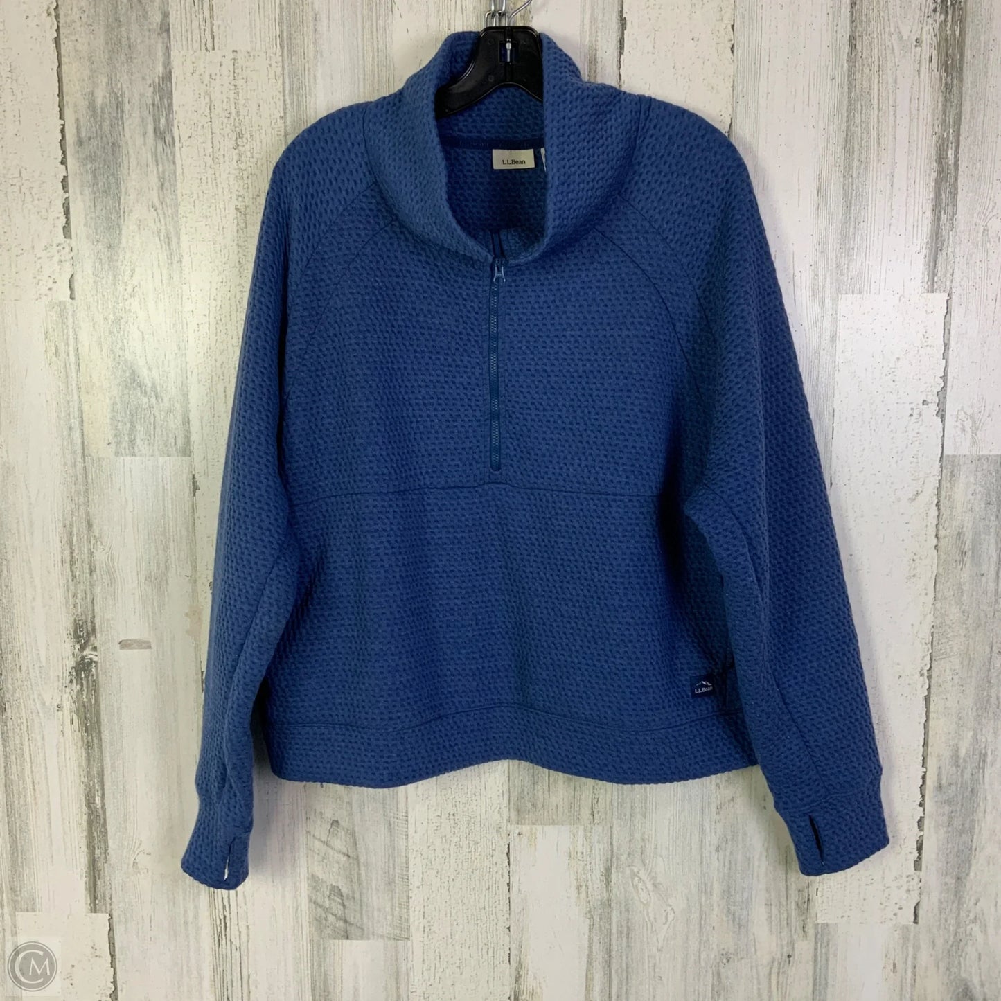 Sweatshirt Collar By L.l. Bean In Blue, Size: Xl