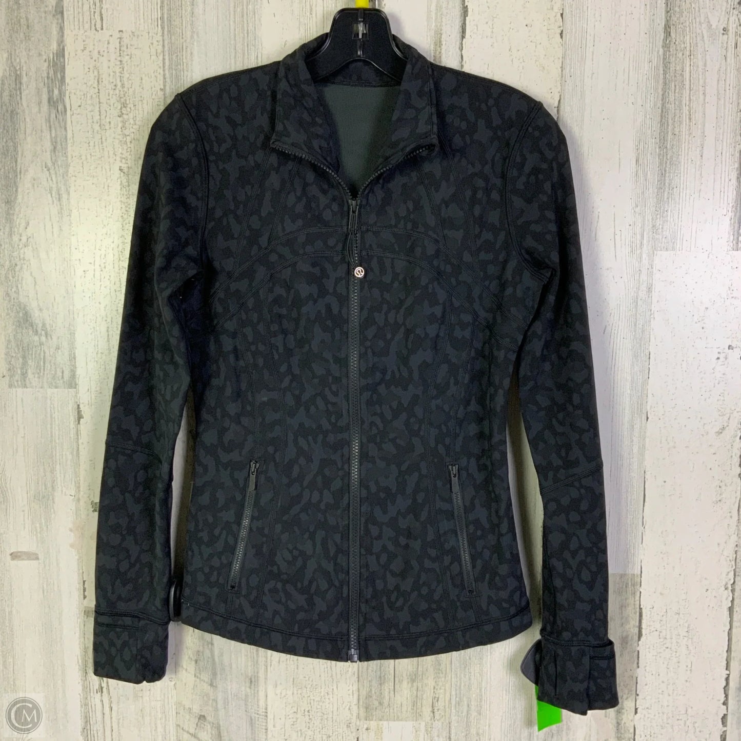 Athletic Jacket By Lululemon In Grey, Size: 6