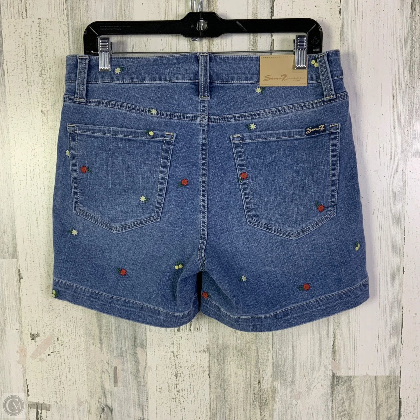 Shorts By Seven 7 In Blue Denim, Size: 8
