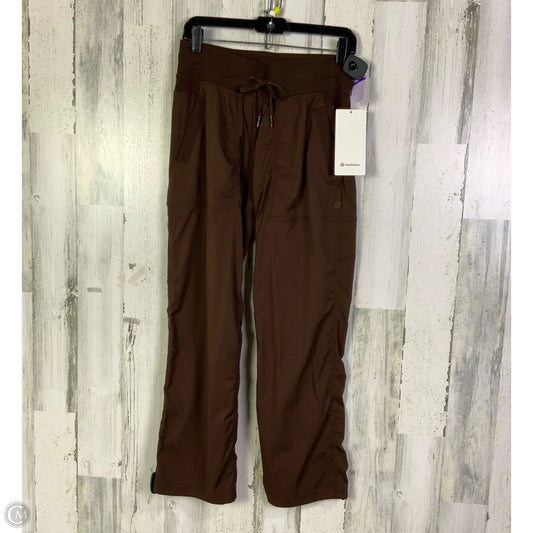Athletic Pants By Lululemon In Brown, Size: 6
