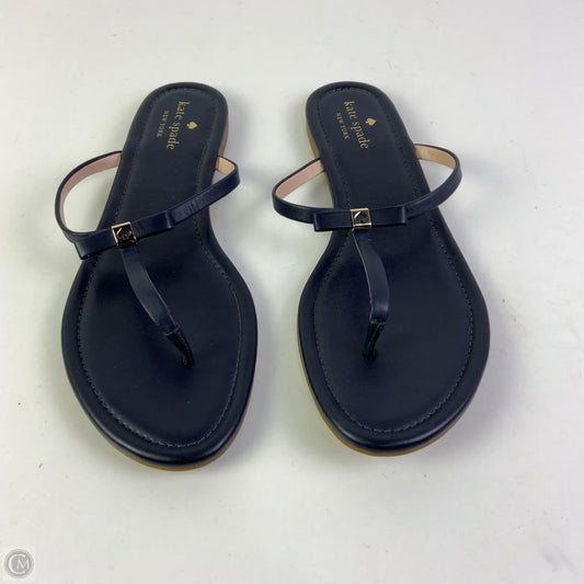 Sandals Designer By Kate Spade In Navy, Size: 11