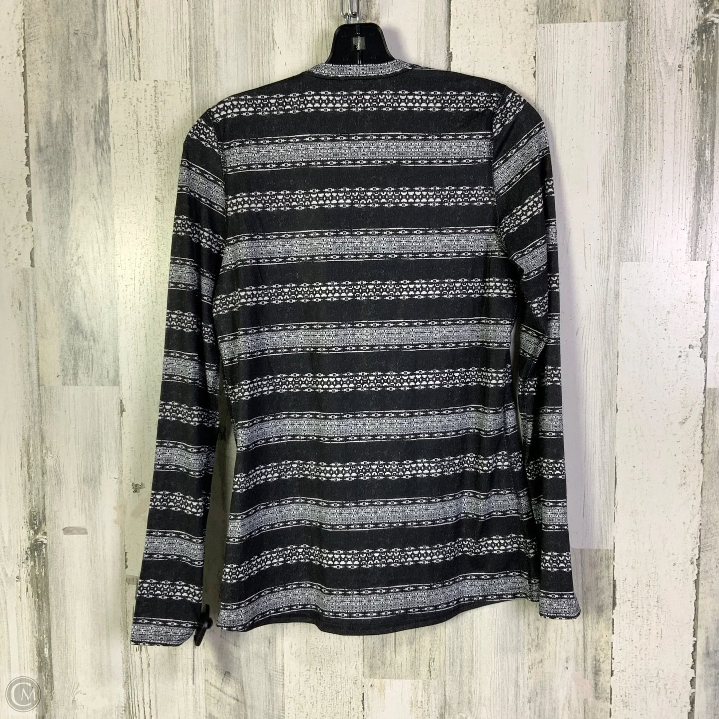 Athletic Top Long Sleeve Collar By Patagonia In Black, Size: S