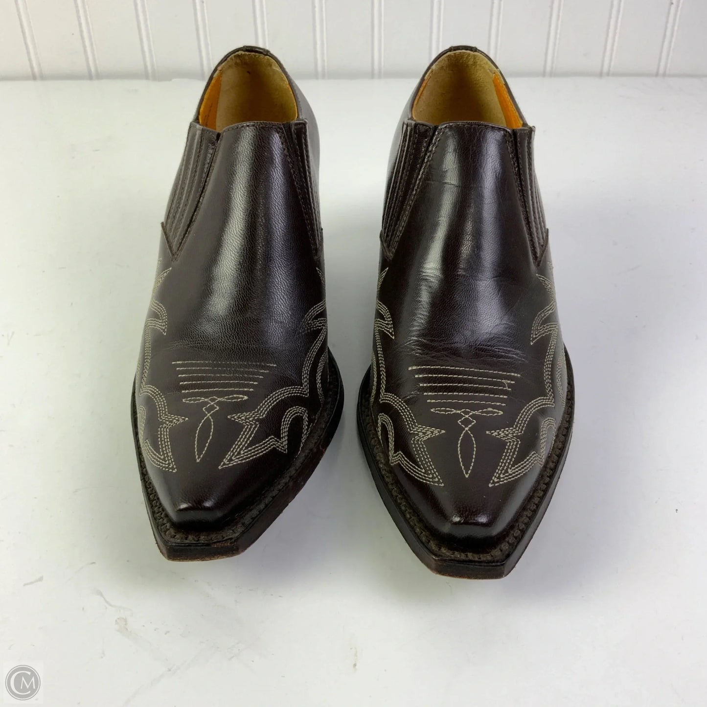 Boots Designer By Frye In Brown, Size: 6.5