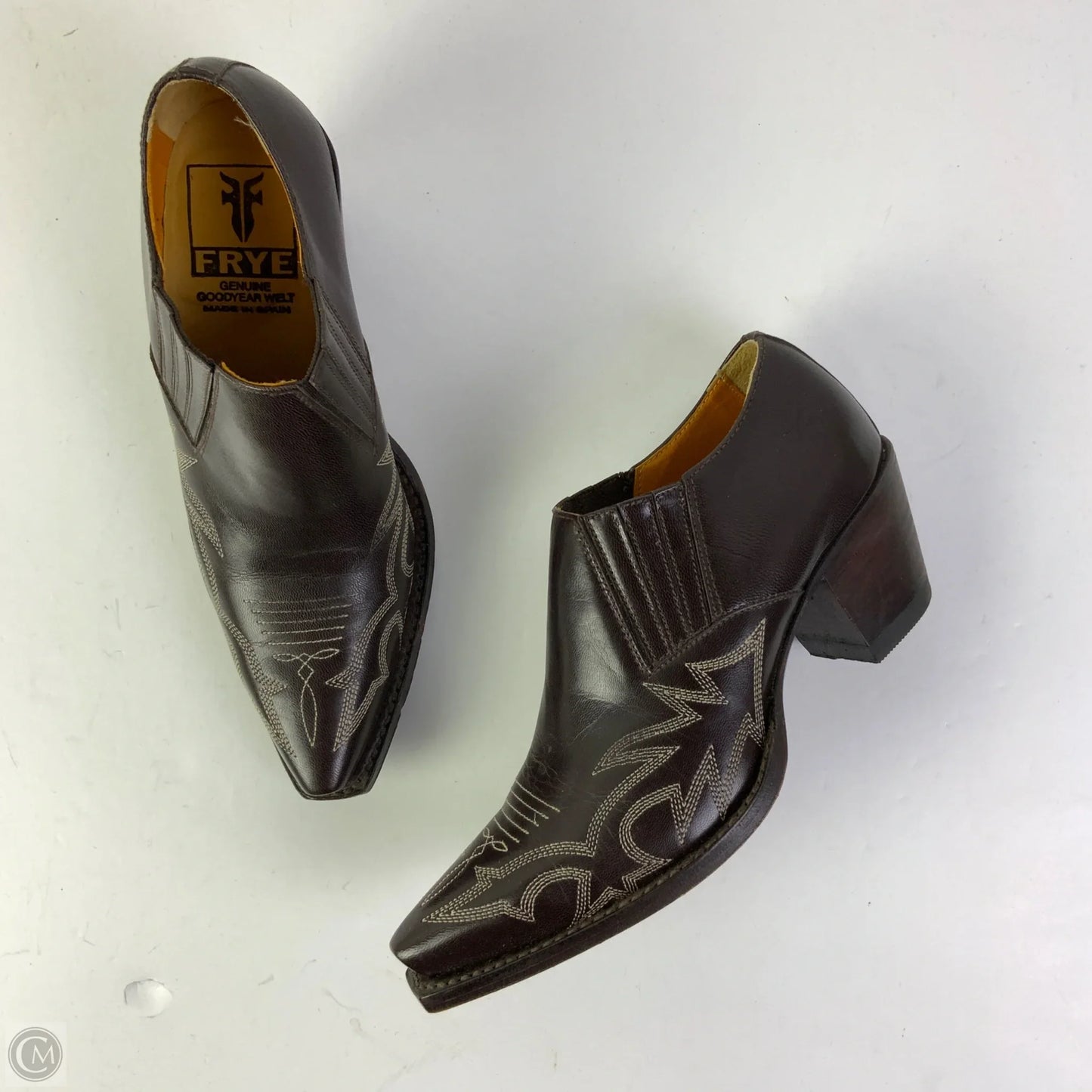 Boots Designer By Frye In Brown, Size: 6.5