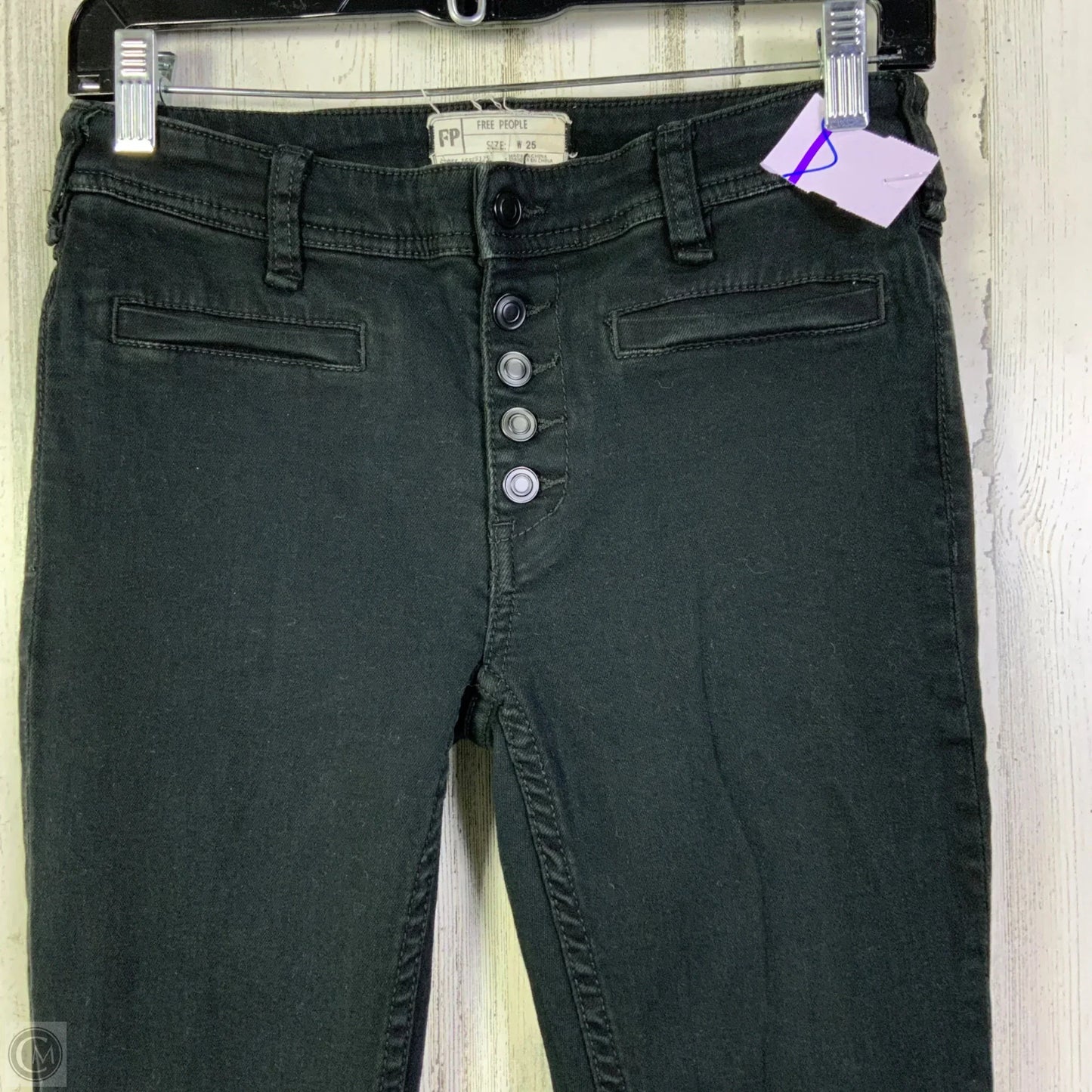 Jeans Flared By Free People In Black, Size: 0