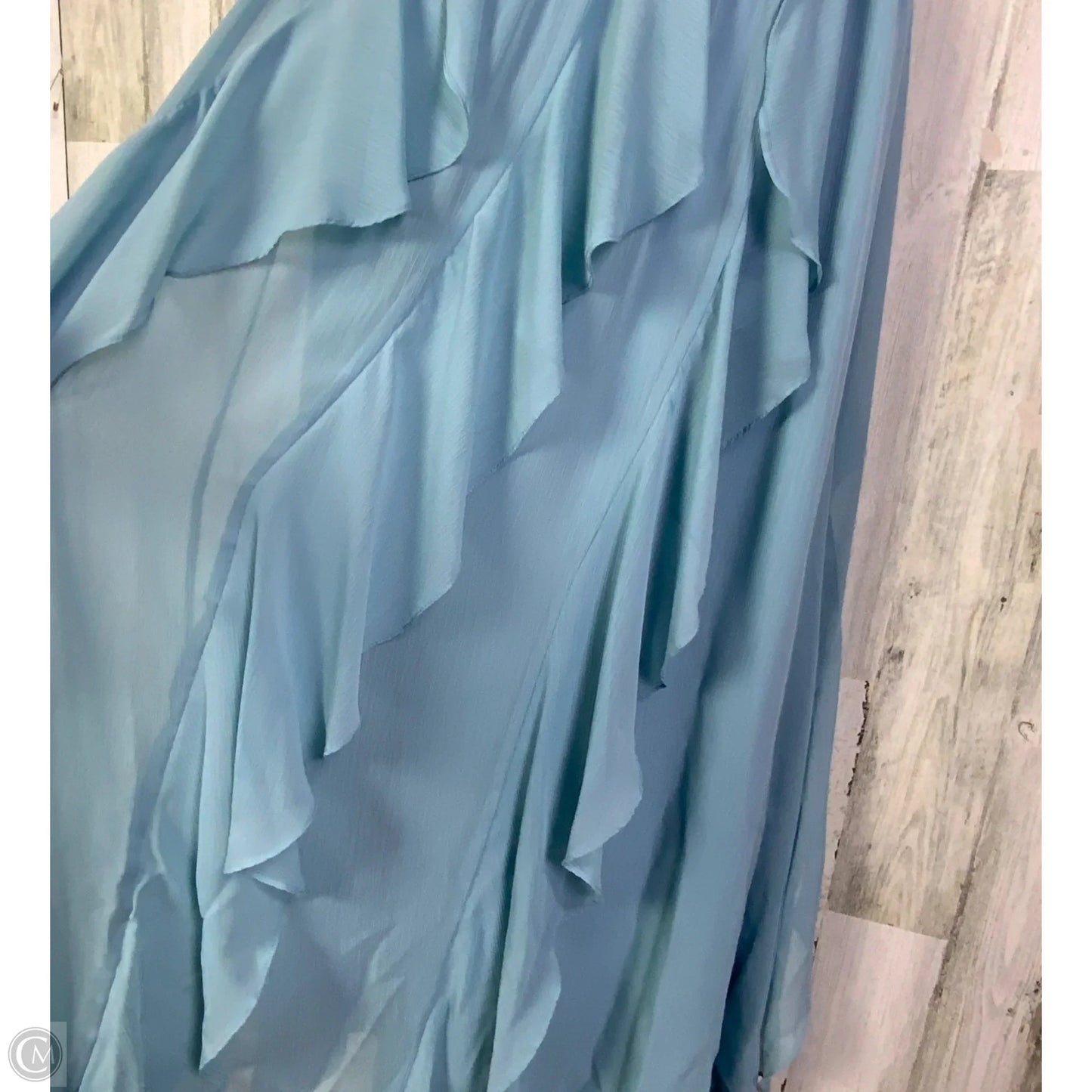Dress Designer By Vera Wang In Blue, Size: 12