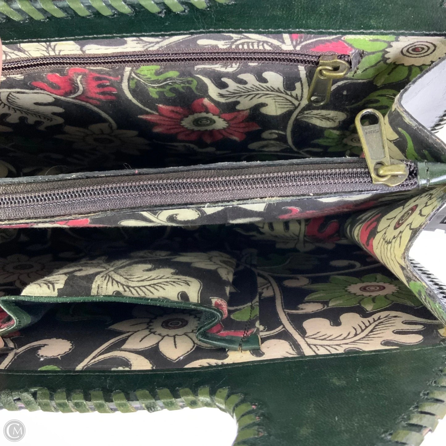 Handbag Leather By Clothes Mentor, Size: Medium