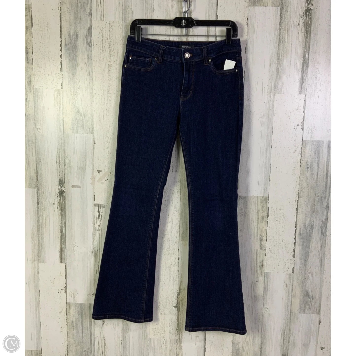 Jeans Flared By White House Black Market In Blue Denim, Size: 4