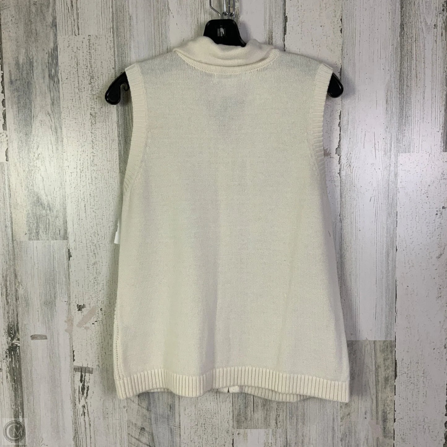 Vest Sweater By Christopher And Banks In Cream, Size: S