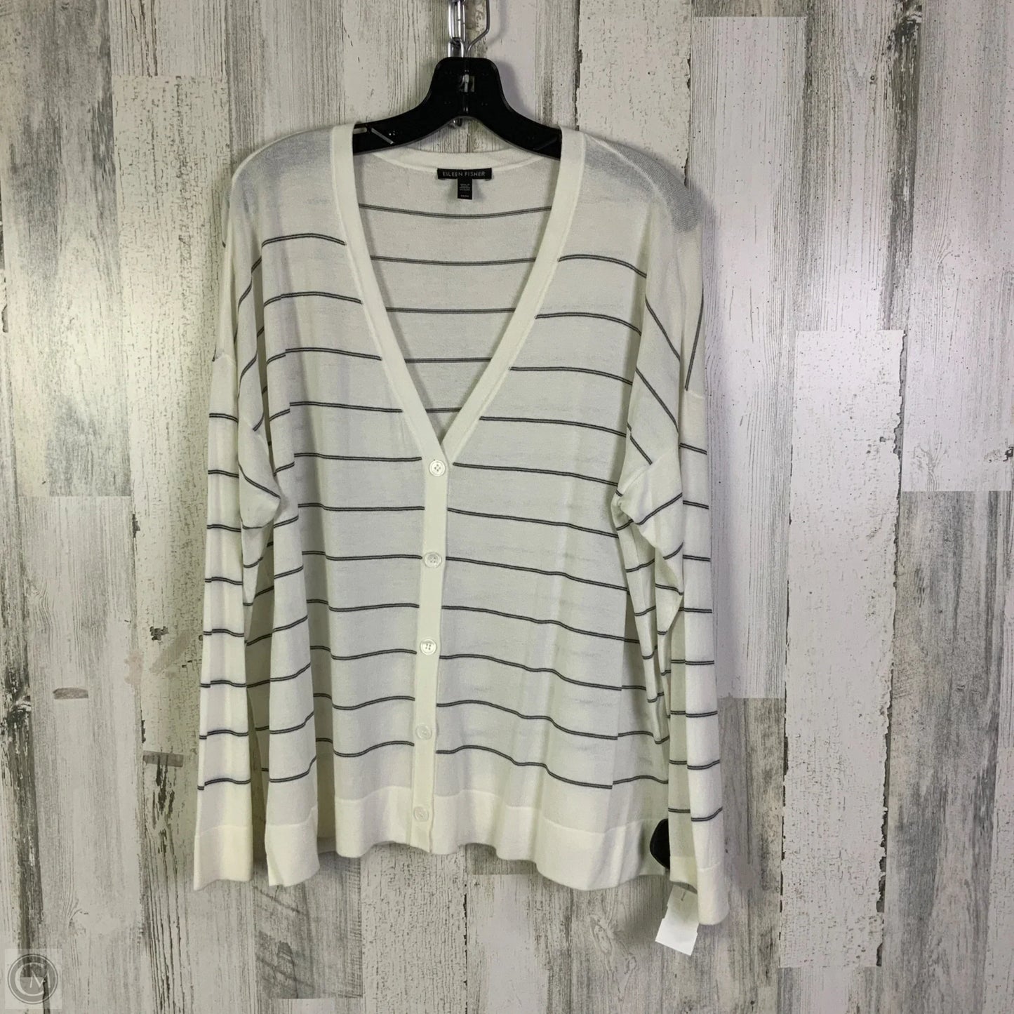 Cardigan By Eileen Fisher In White, Size: M