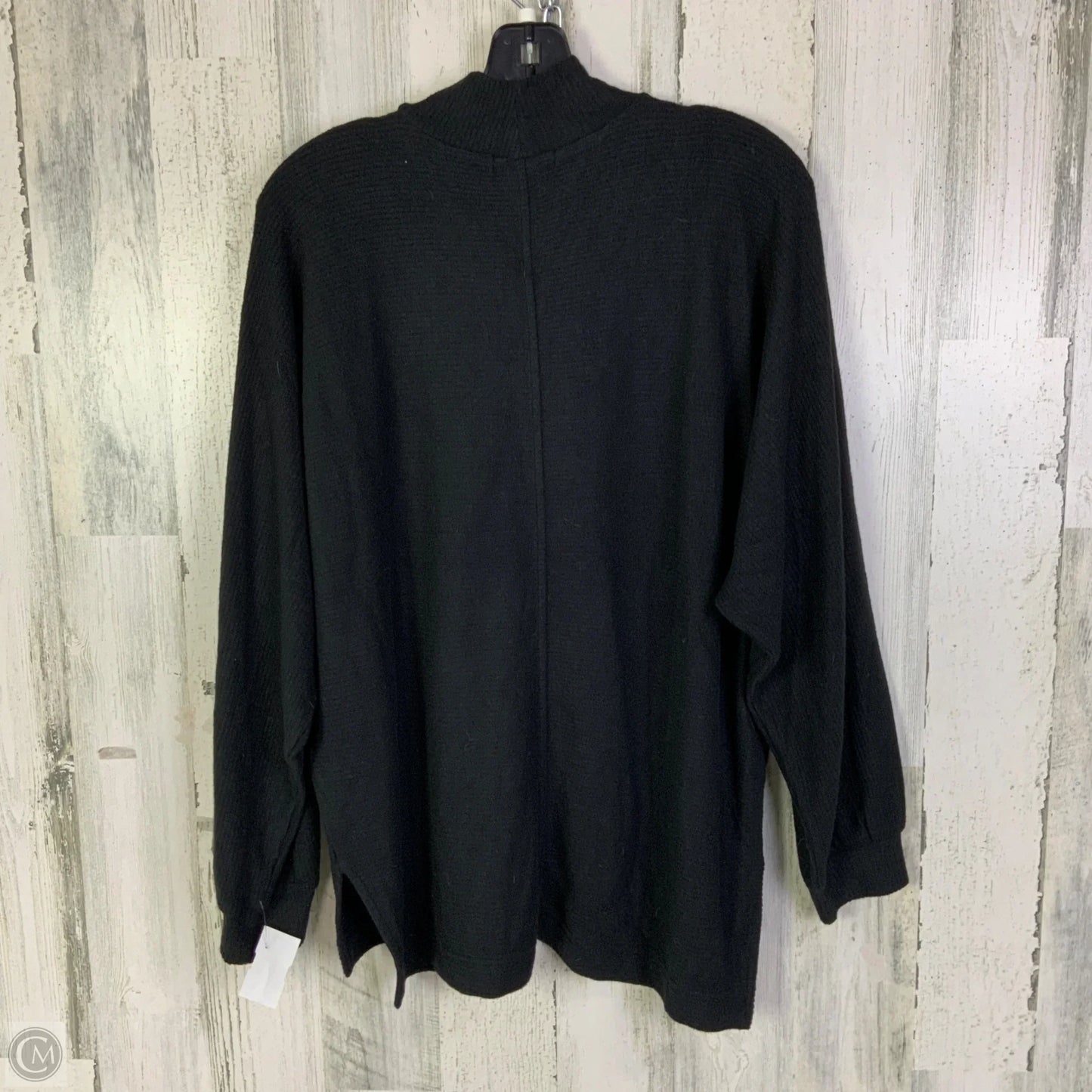 Top Long Sleeve By Banana Republic In Black, Size: M