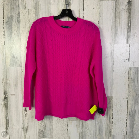 Sweater By Polo Ralph Lauren In Pink, Size: S