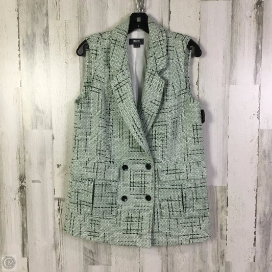 Vest Other By Maeve In Green & White, Size: M