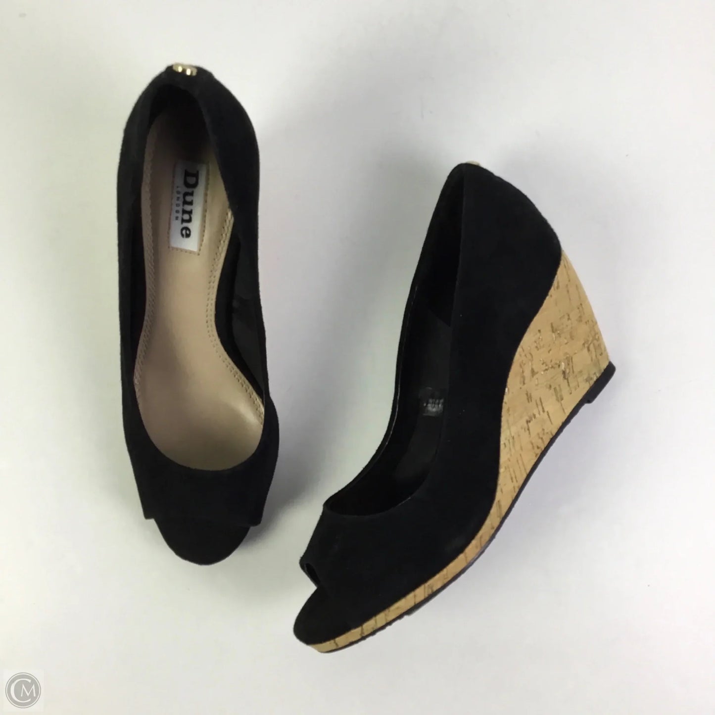 Shoes Heels Wedge By Clothes Mentor In Black, Size: 6
