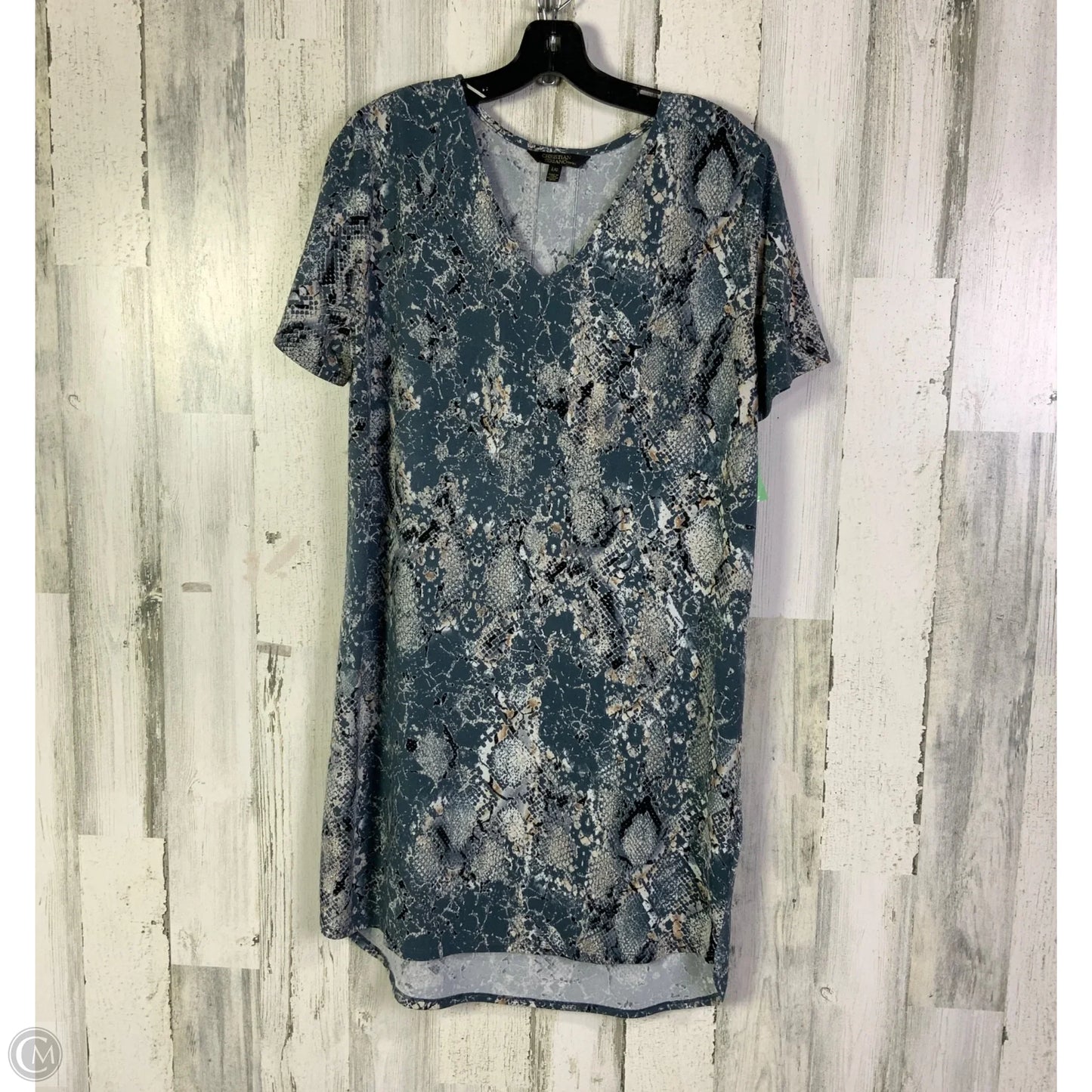 Dress Casual Short By Christian Siriano In Grey, Size: L
