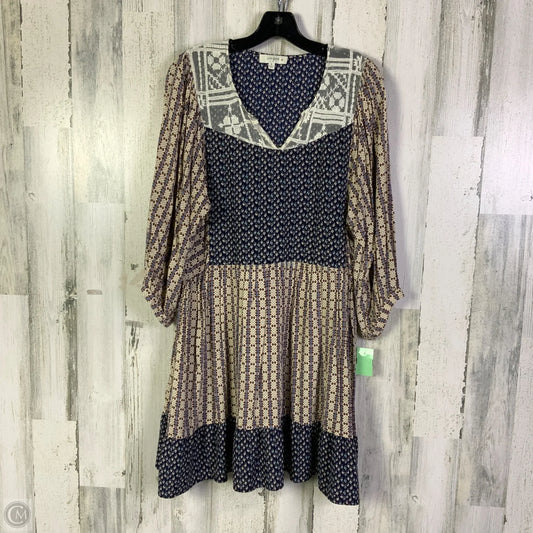 Dress Casual Short By Umgee In Blue & Brown, Size: Xl
