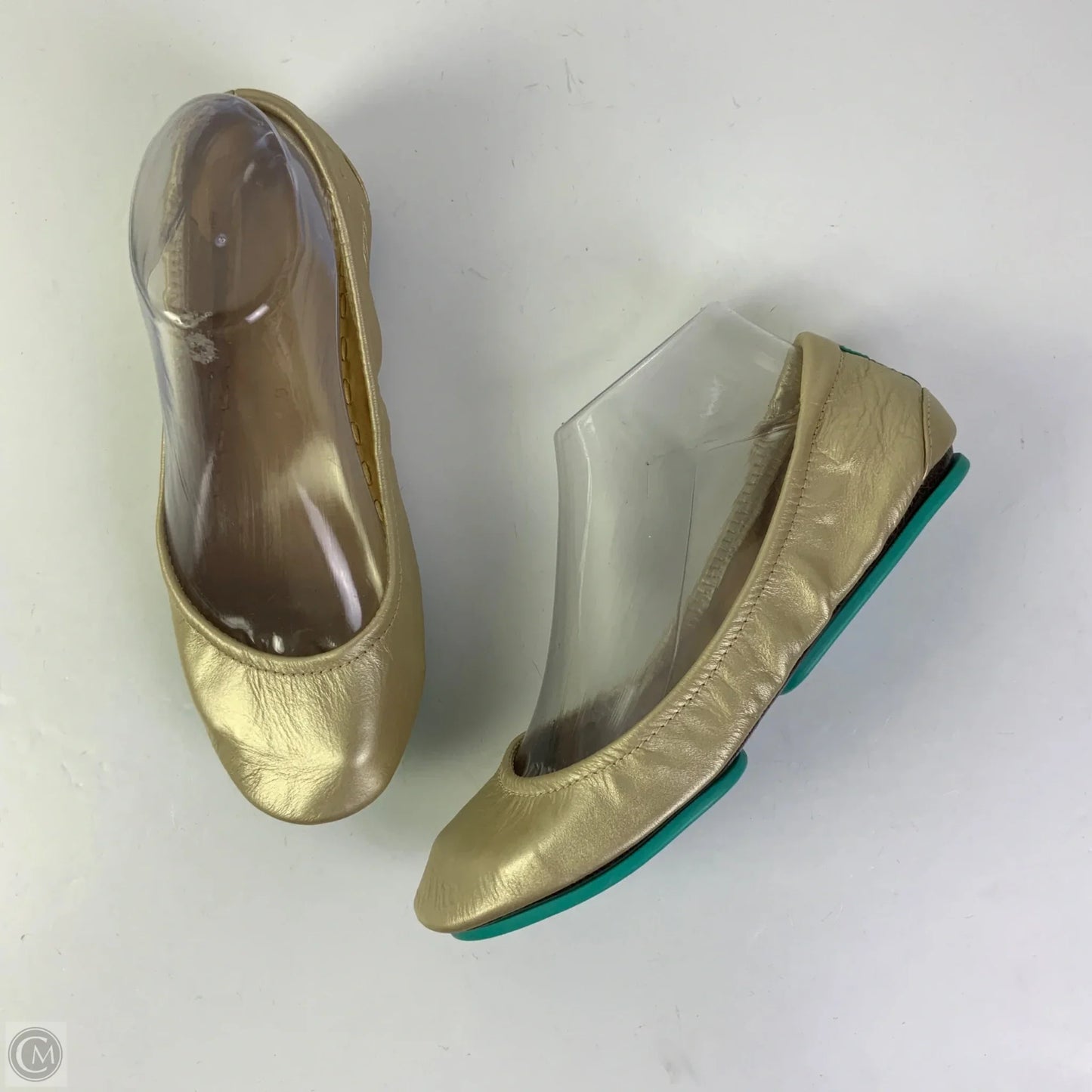 Shoes Flats By Tieks In Gold, Size: 6