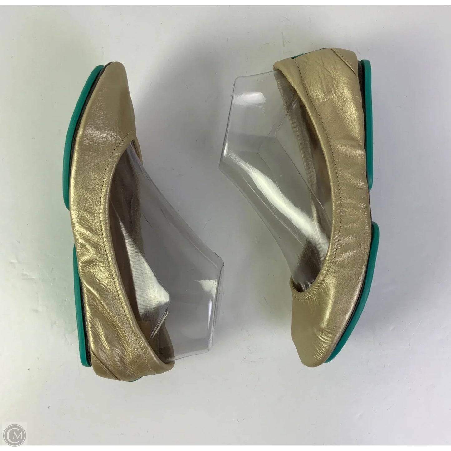 Shoes Flats By Tieks In Gold, Size: 6