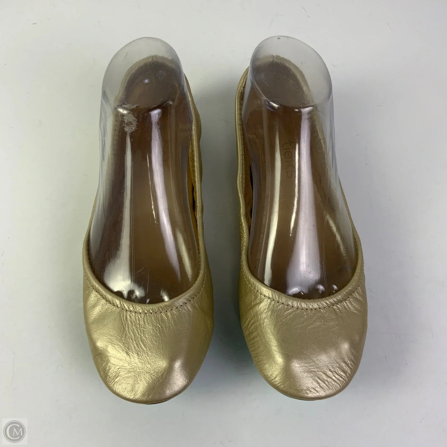 Shoes Flats By Tieks In Gold, Size: 6