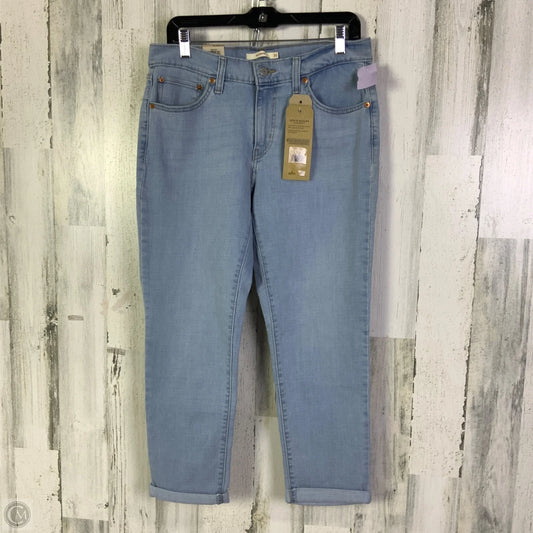 Jeans Boyfriend By Levis In Blue Denim, Size: 10