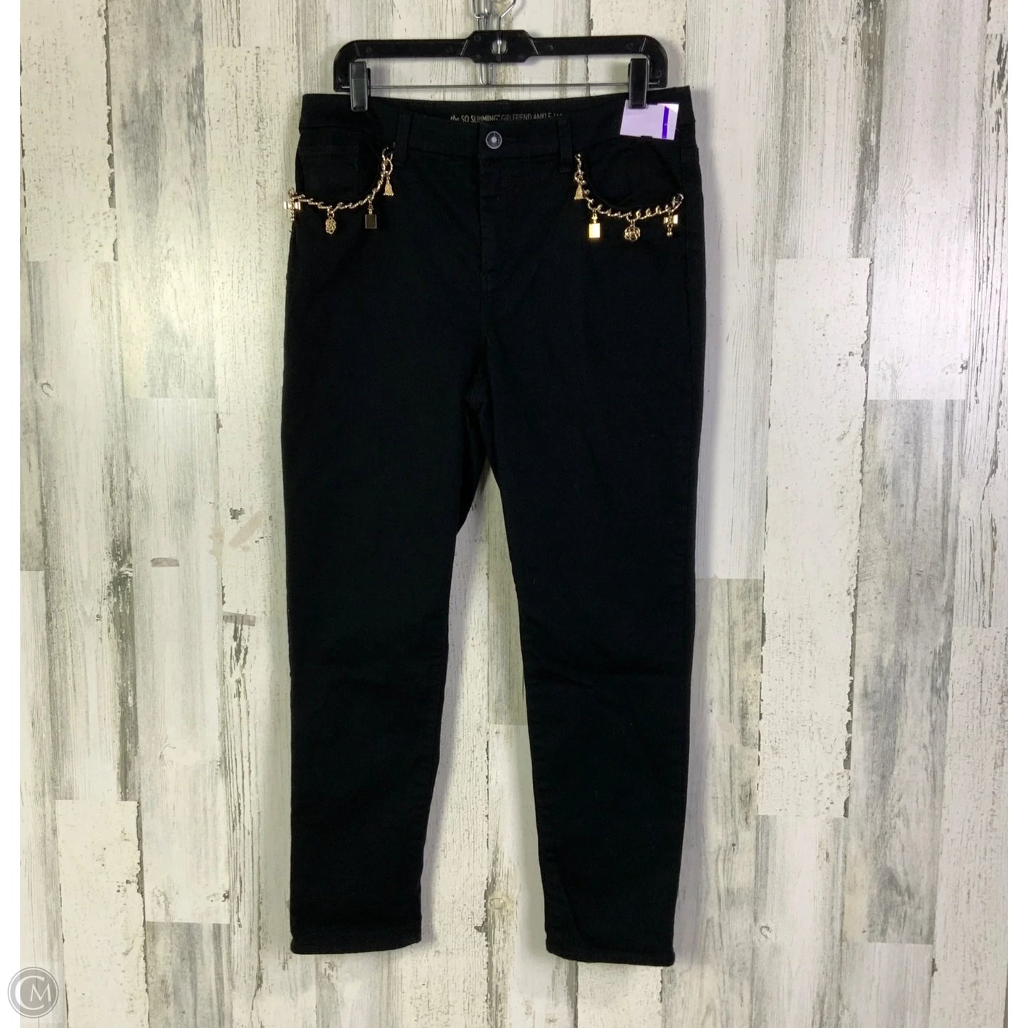 Jeans Skinny By Chicos In Black, Size: 10