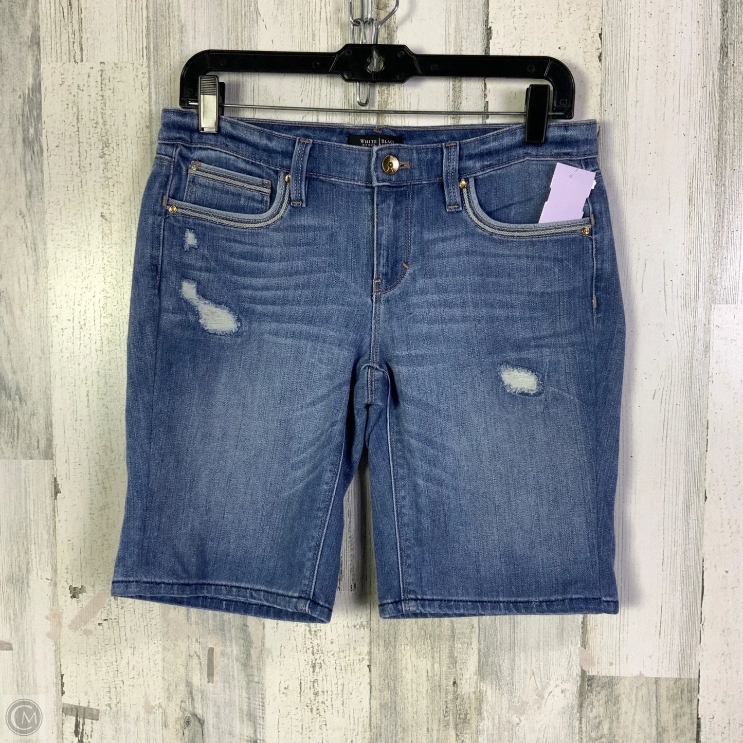 Shorts By White House Black Market In Blue Denim, Size: 2
