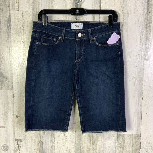 Shorts By Paige In Blue Denim, Size: 4