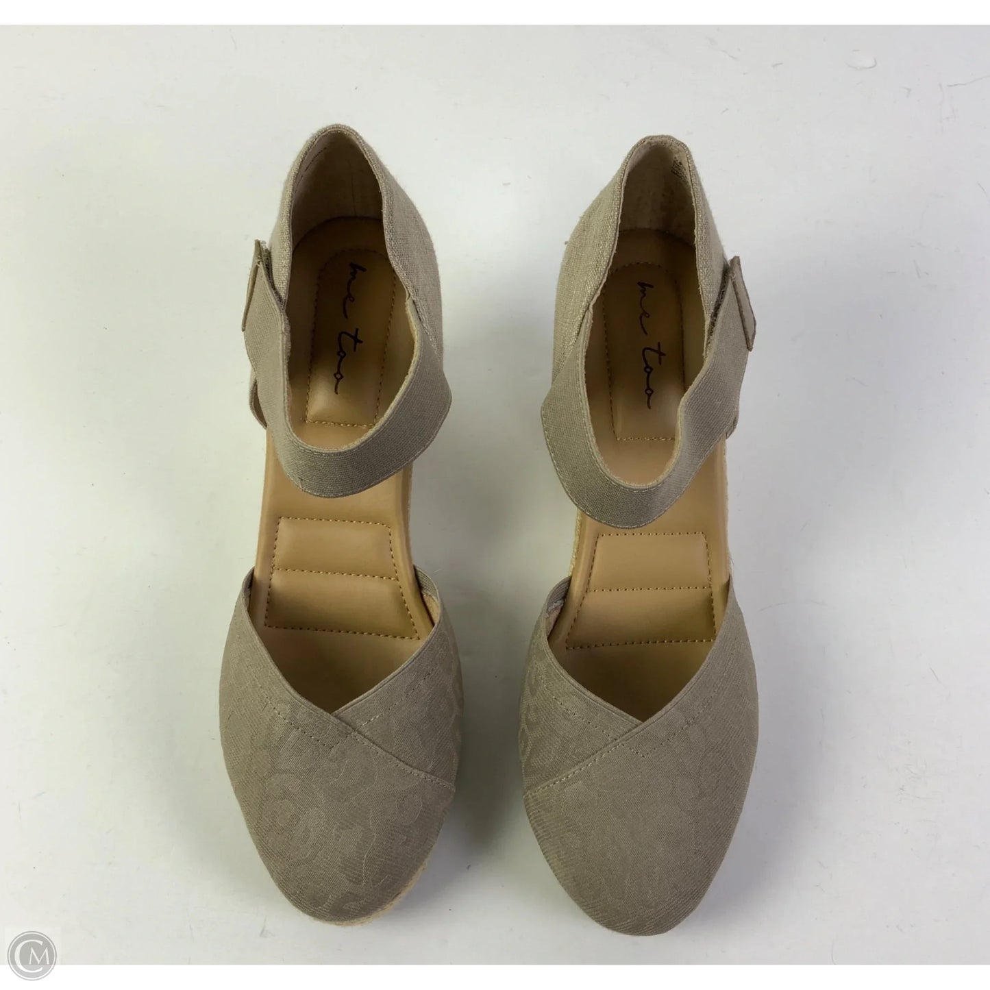 Shoes Heels Wedge By Me Too In Taupe, Size: 11