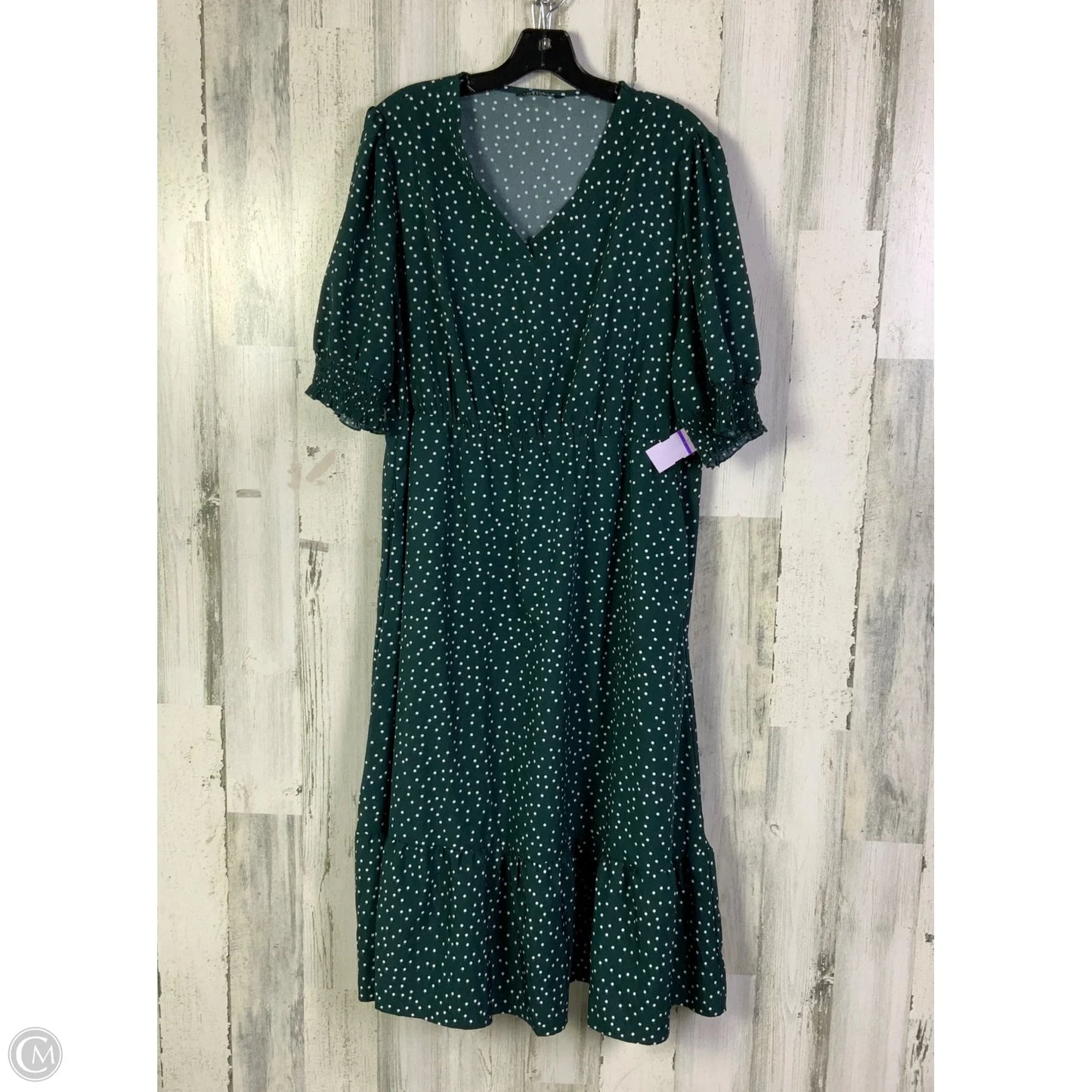 Dress Casual Midi By Bloomchic In Green, Size: Xl