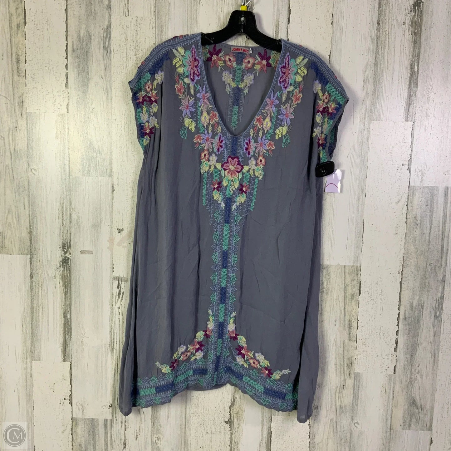 Dress Casual Short By Johnny Was In Blue, Size: M