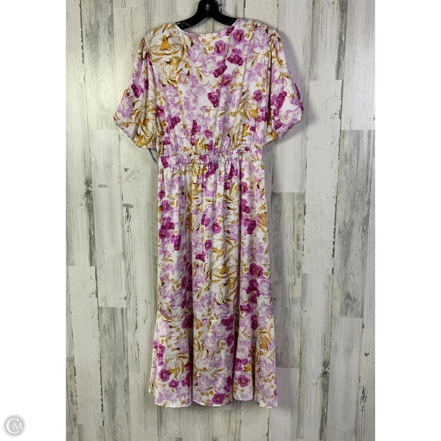 Dress Party Long By Melloday In Pink & White, Size: L