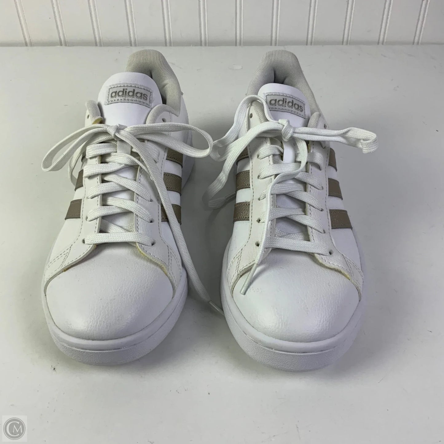 Shoes Athletic By Adidas In White, Size: 9