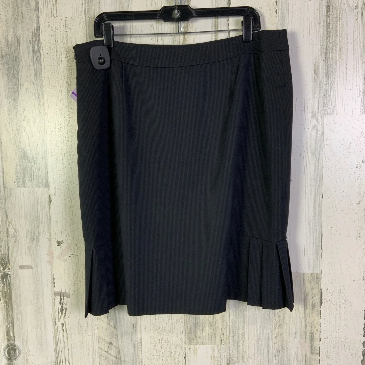 Skirt Suit 2pc By Tahari By Arthur Levine In Black, Size: Xl