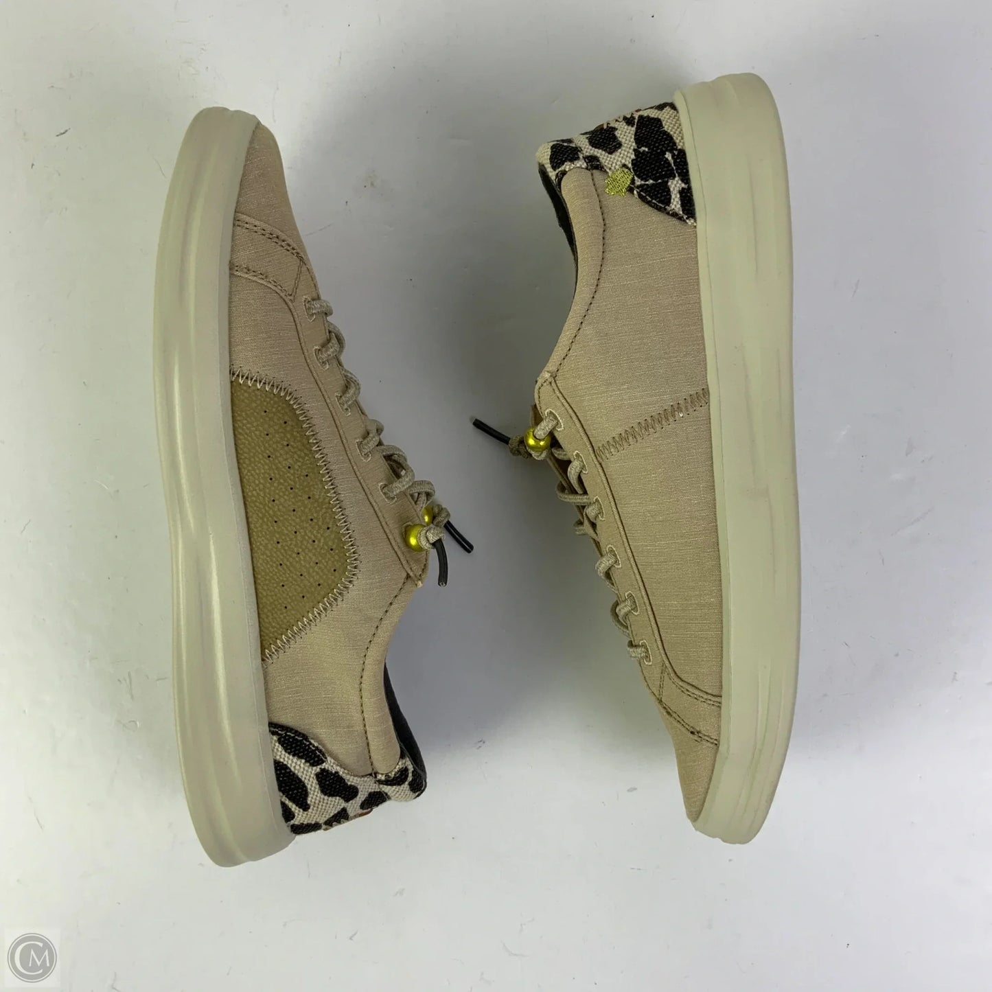 Shoes Flats By Hey Dude In Tan, Size: 9