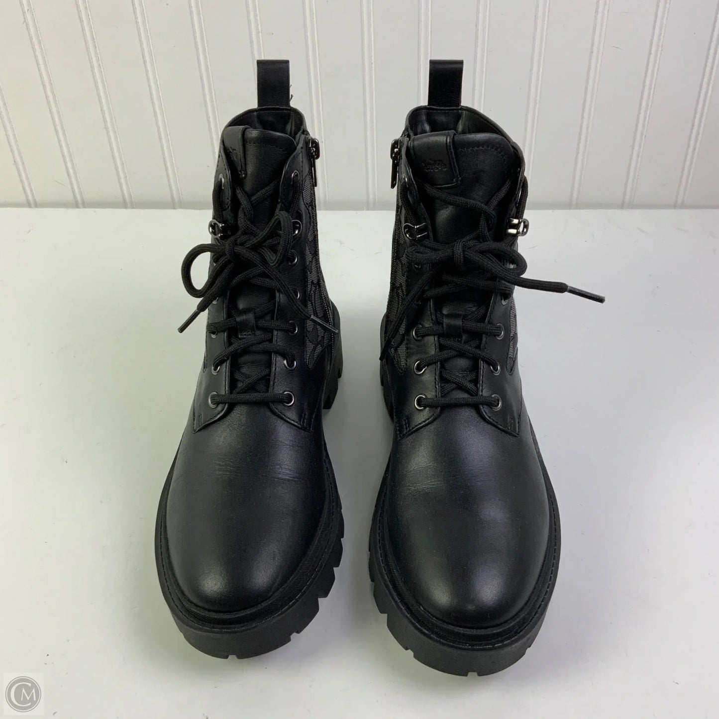 Boots Designer By Coach In Black, Size: 10