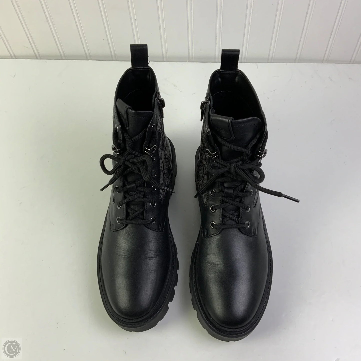 Boots Designer By Coach In Black, Size: 10
