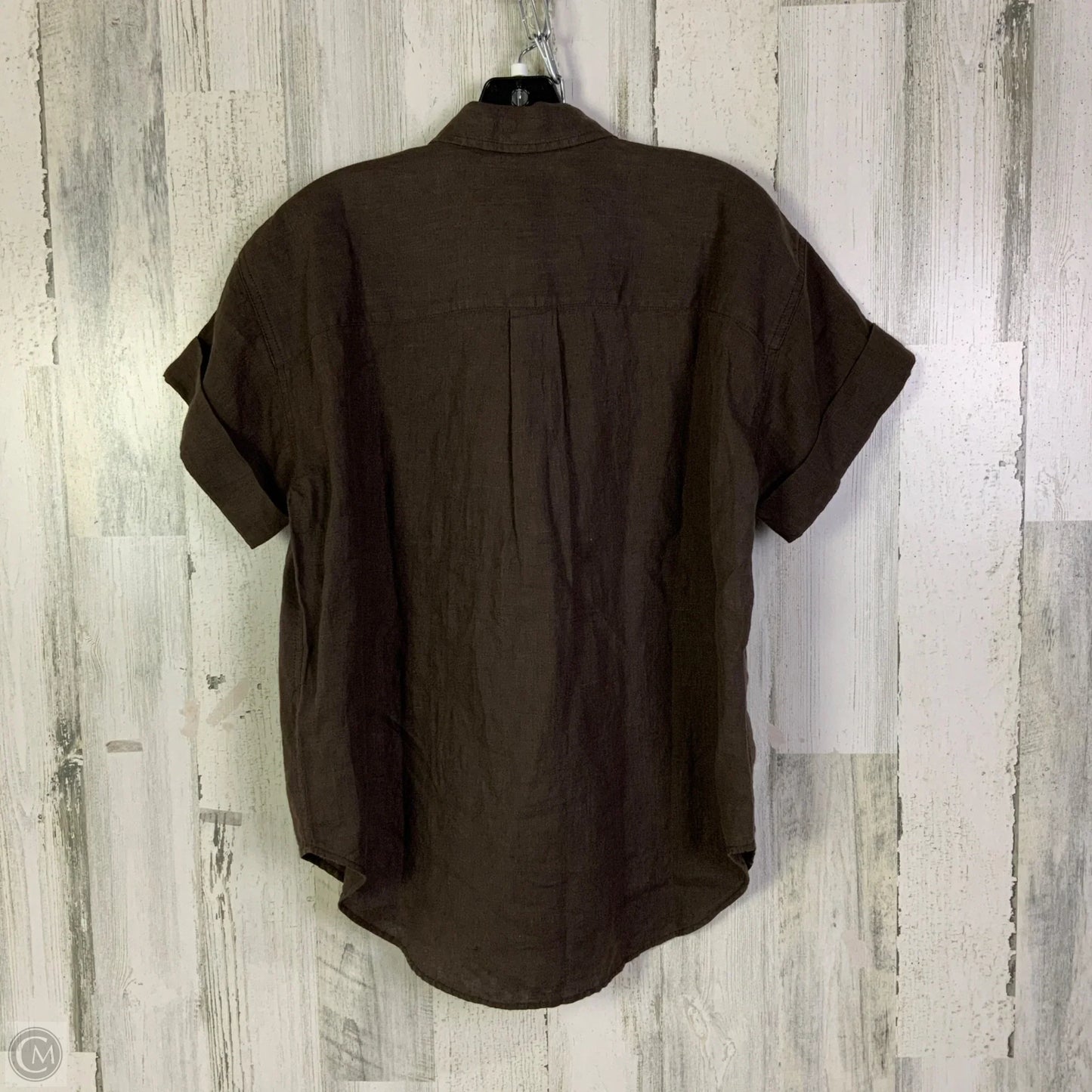 Top Short Sleeve By J. Crew In Brown, Size: Xs
