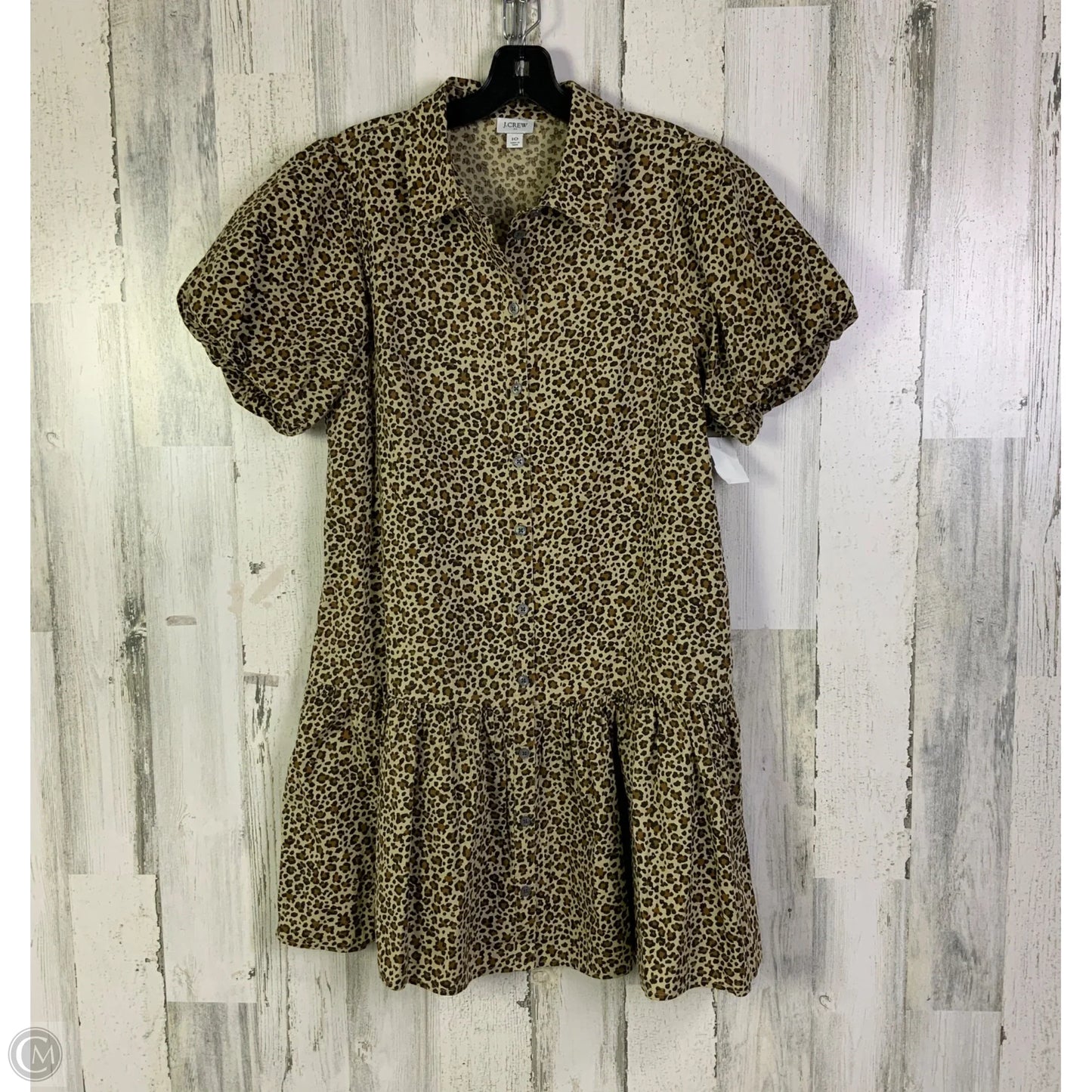 Dress Casual Short By J. Crew In Animal Print, Size: M