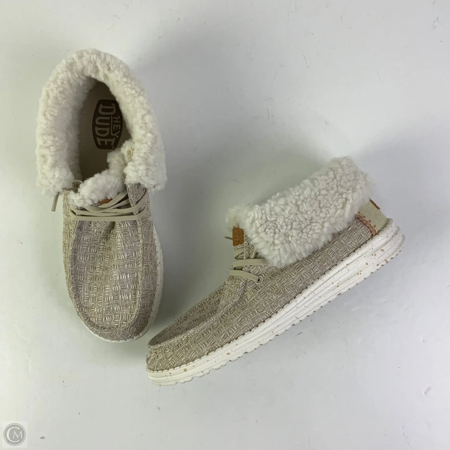 Shoes Flats By Hey Dude In Tan, Size: 9