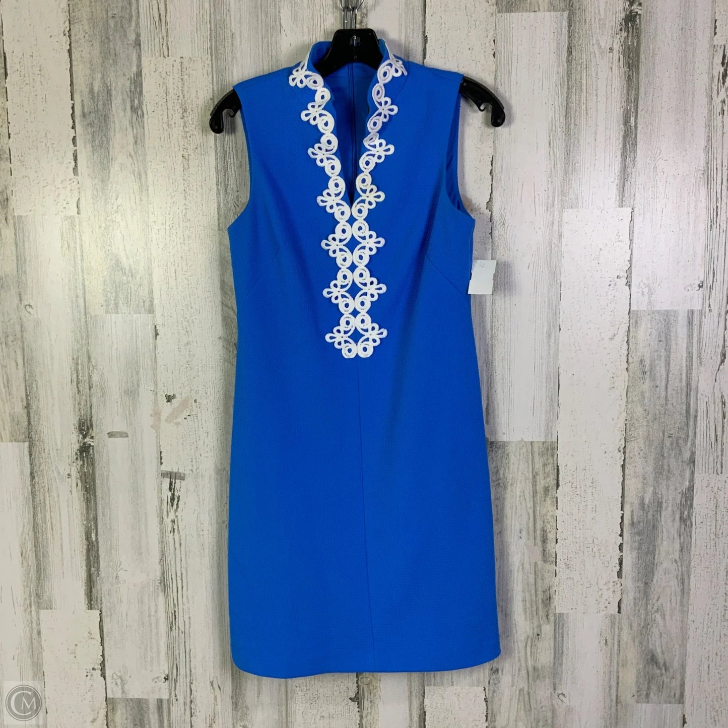 Dress Work By Vince Camuto In Blue & White, Size: S