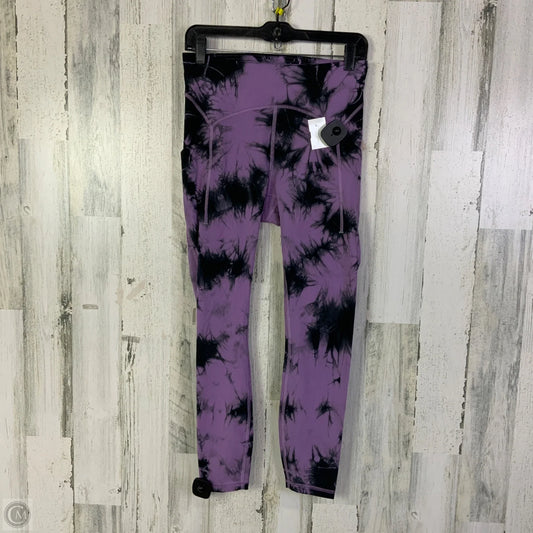 Athletic Leggings By Lululemon In Purple, Size: 8