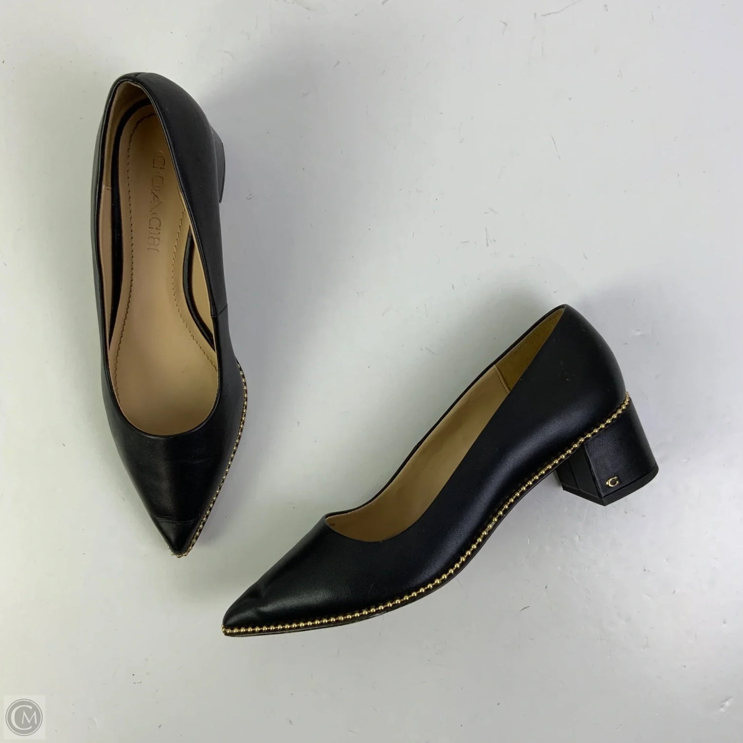 Shoes Designer By Coach In Black, Size: 7.5