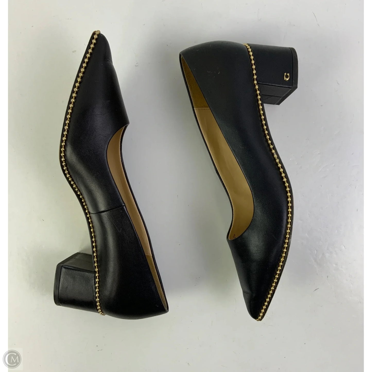 Shoes Designer By Coach In Black, Size: 7.5